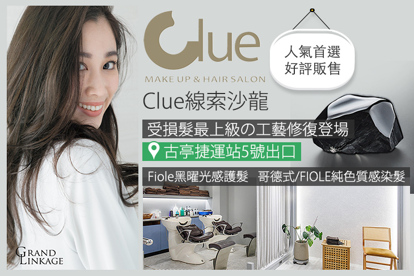 Clue線索沙龍 A.實色光彩盡情耀動-哥德式/FIOLE純色質感染髮 / B.organic mode有機模式-頭皮養護深層淨化調理 / C.高階層次設計剪髮+保濕鎖水瞬間修護(不停留) / D.哥德式(新·柔漾)保護膜加倍提升｜3階段式深層護髮專案(不限髮長) / E.受損髮最上級の工藝修復-Fiole黑曜光感護髮