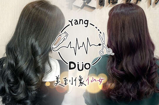 A.美到像仙女！誰染誰上鏡質感色系染髮 / B.頭皮超沁涼！頭皮深呼吸~專業設計師剪髮+頭皮淨化賦活SPA / C.修護直達髮芯！日本原裝進口髮絲緞光富勒烯課程~浸潤髮浴二段式深層修護調理