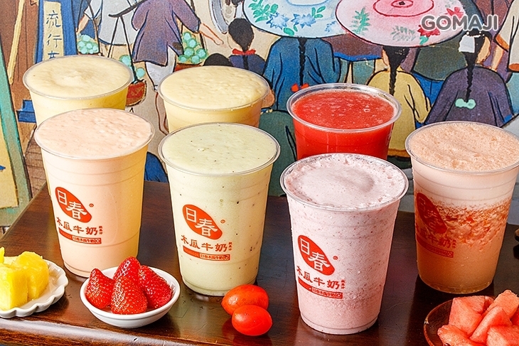 日春木瓜牛奶