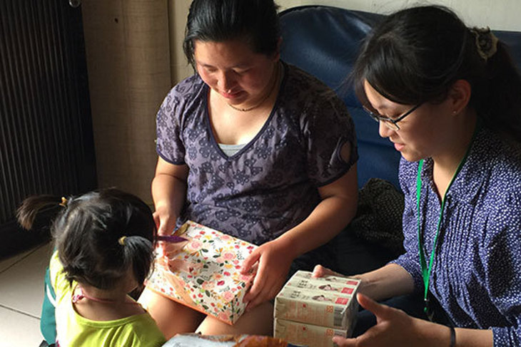 一起夢想-彰化弱勢孩童年菜食物包專案