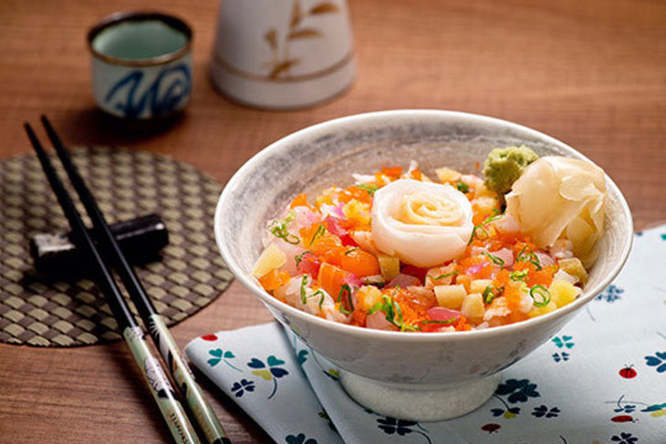 丼手作