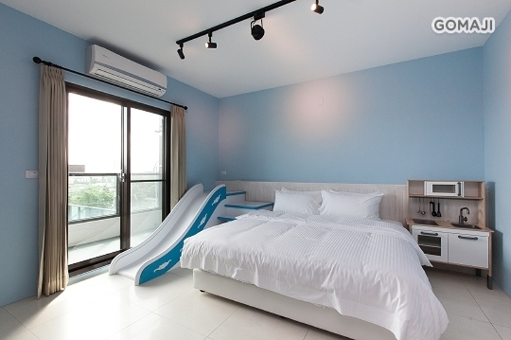 宜蘭-蝴蝶結溜滑梯親子民宿