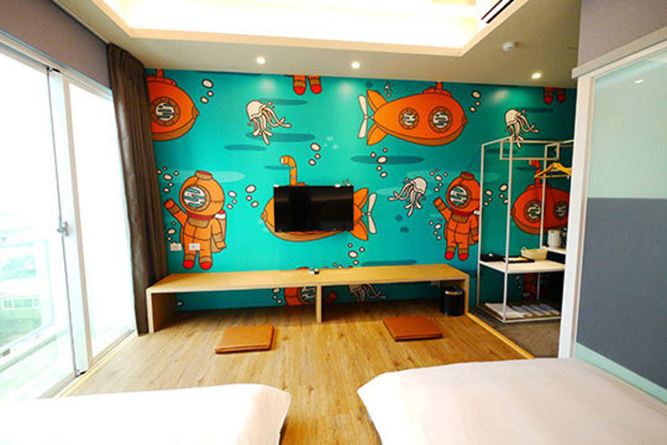 台東-鐵道旅驛火車主題親子飯店