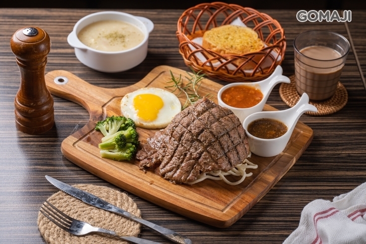犇の野平價原塊牛排