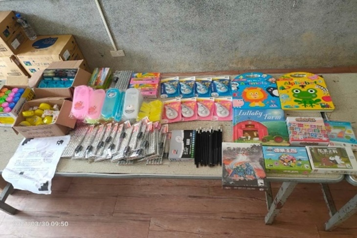 南投極偏鄉孩童學習文具包