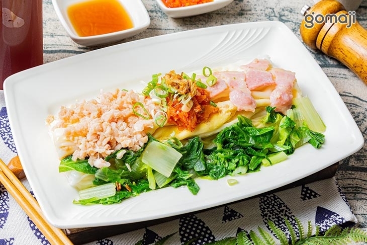 蒸食在研磨腸粉