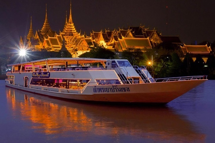 泰國-曼谷昭披耶公主號自助晚餐&夜遊湄南河