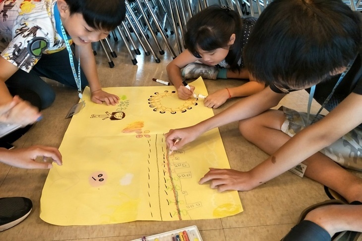 台北邊緣兒少暑期志願服務多元學習