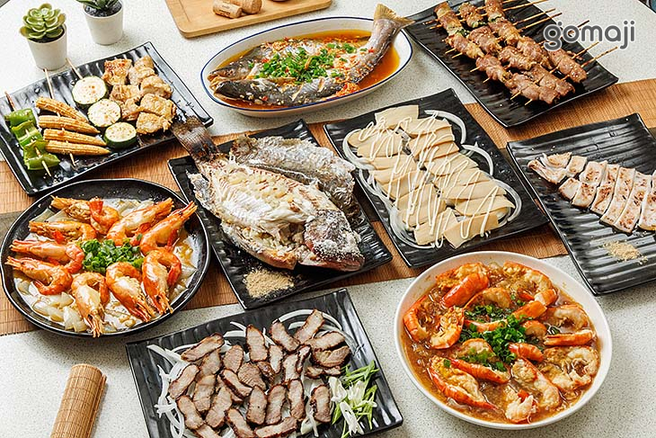 第一胡椒蝦·串燒