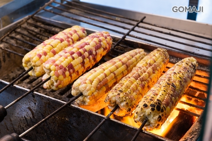 水柳伯炭烤玉米&白糖粿
