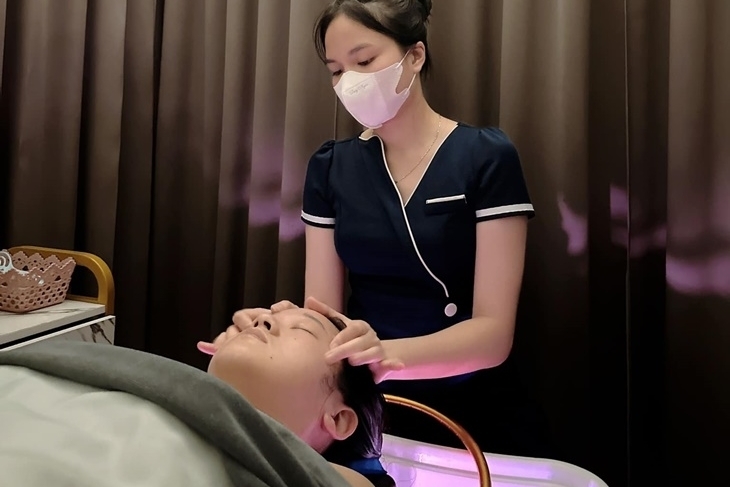 奧黛藍越式洗頭