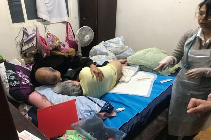 新北5位弱勢長者傷口照護