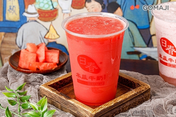 日春木瓜牛奶