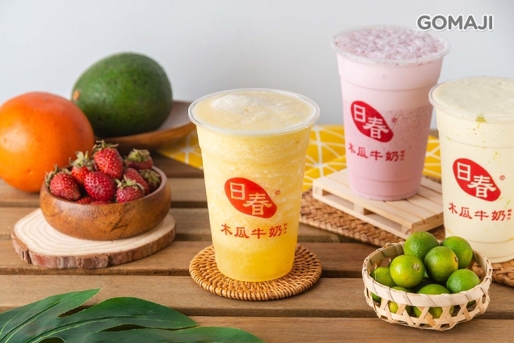 日春木瓜牛奶