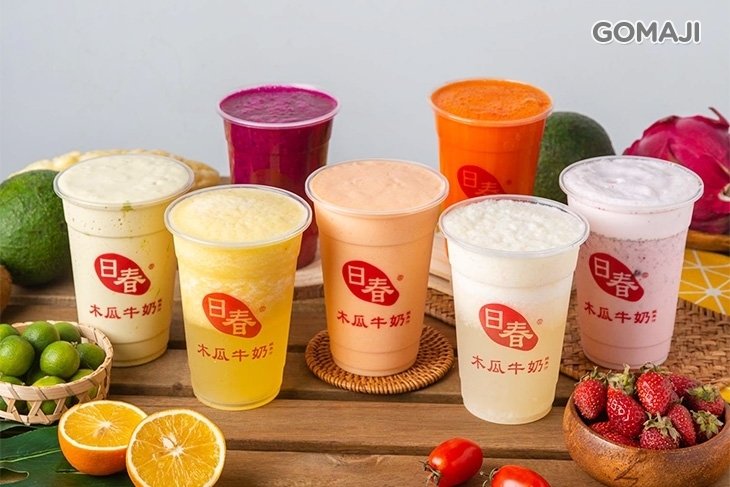 日春木瓜牛奶