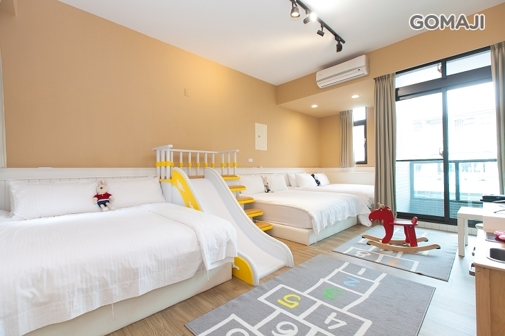 宜蘭-蝴蝶結溜滑梯親子民宿