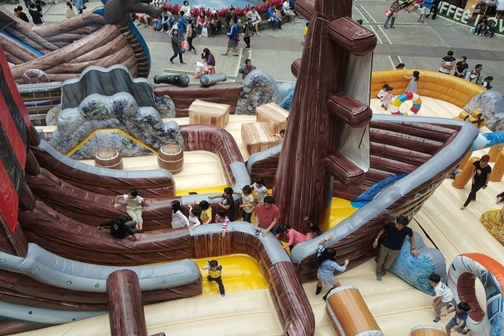 海盜小英雄巨無霸海盜船氣墊