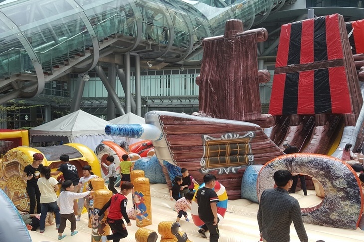 海盜小英雄巨無霸海盜船氣墊