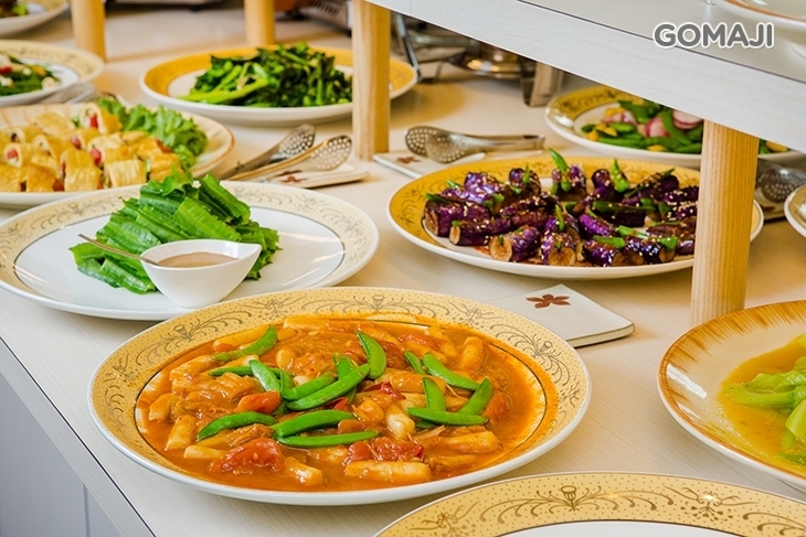 食在滿願素食Buffet吃到飽