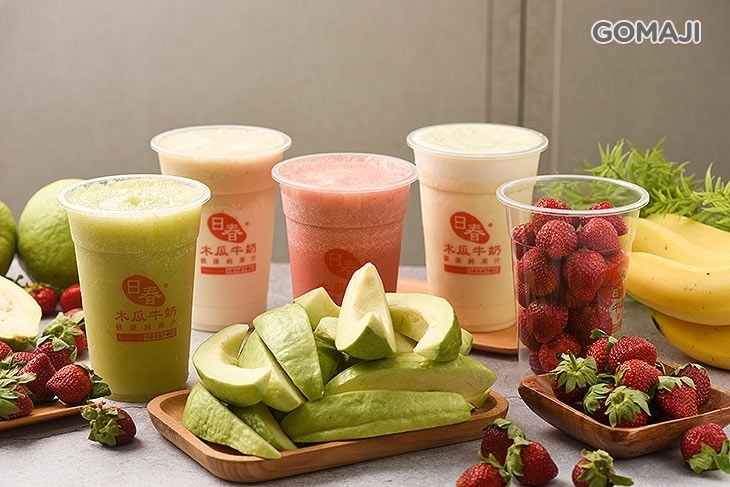 日春木瓜牛奶