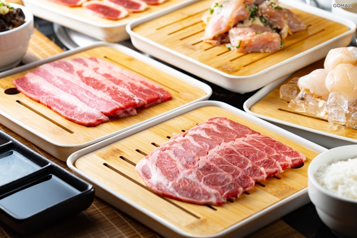 潼阪 帝王蟹黑毛牛頂級燒烤