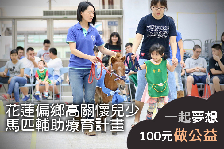 花蓮偏鄉高關懷兒少馬匹輔助療育計畫
