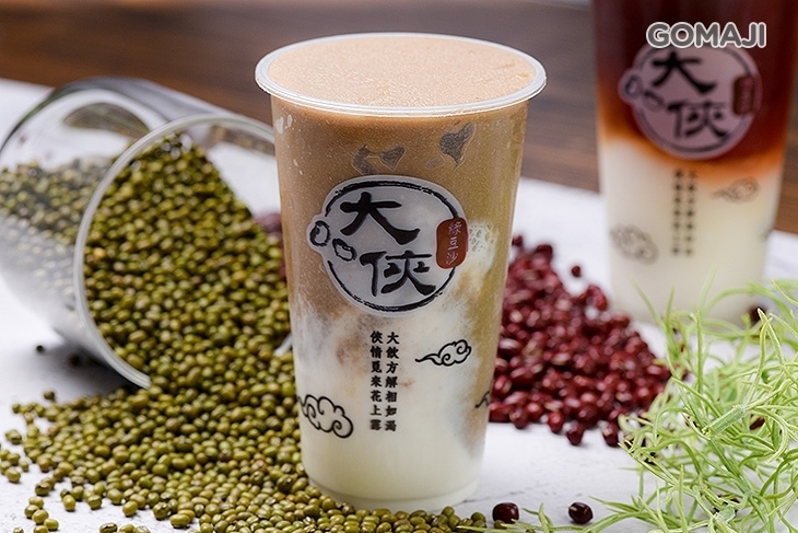 大俠綠豆沙牛乳