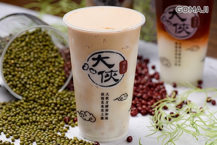 大俠綠豆沙牛乳
