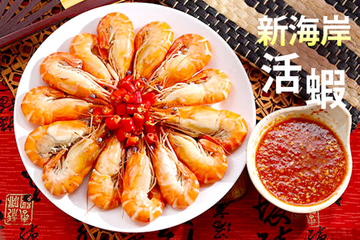 新海岸活蝦