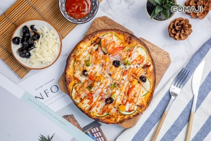 給我咬一口新式窯烤披薩