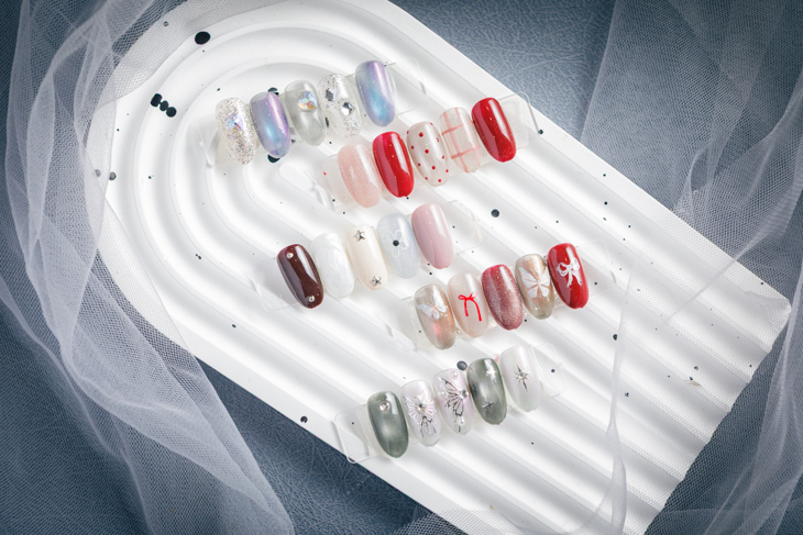 Monthly nail art