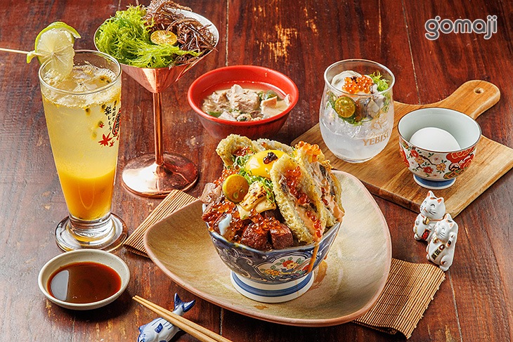 丼賞和食焼き物vs刺身丼丼專門店