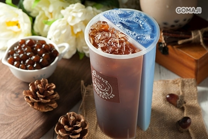 古早味ㄟAma 雙享杯‧燈泡奶茶