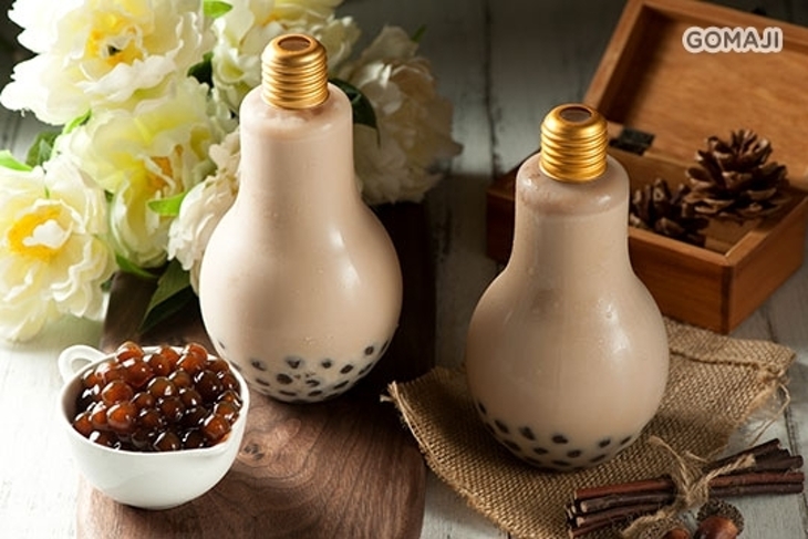 古早味ㄟAma 雙享杯‧燈泡奶茶