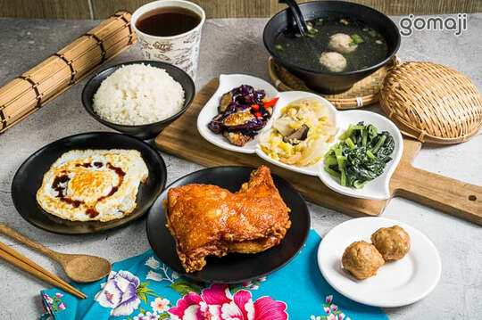 飯達人雞腿飯