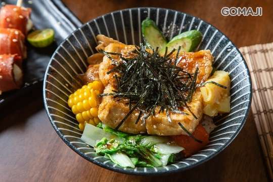 野蔬.蔬食丼飯串燒炸物