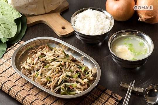 杰欣 蒙古烤肉。鍋燒麵