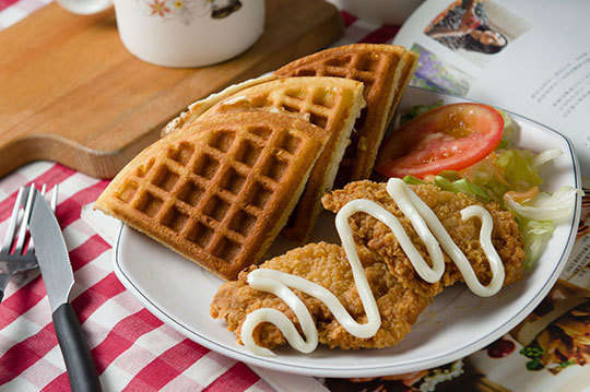 豬豬鬆餅早午餐