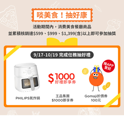 2025臺灣美食行動GO｜全台呷透透 登記抽千元豪禮