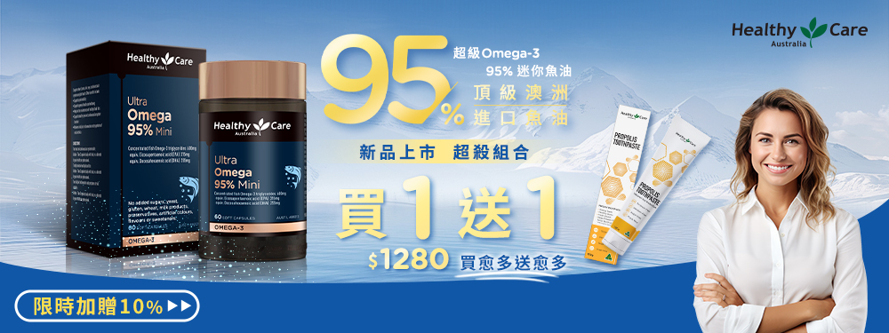 超級Omega-3 95% 迷你魚油 新品上市