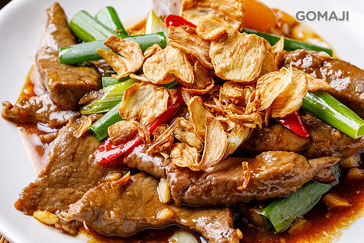 蒜香牛肉 