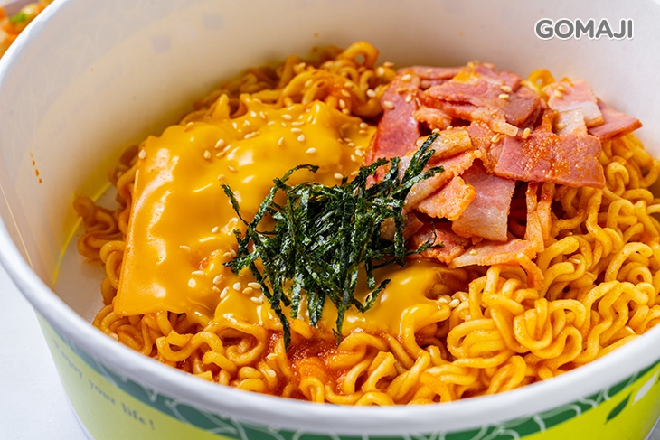 韓式經典奶油培根炒泡麵