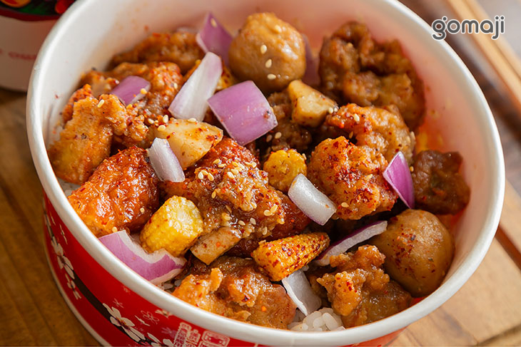 雞腿肉蓋飯套餐