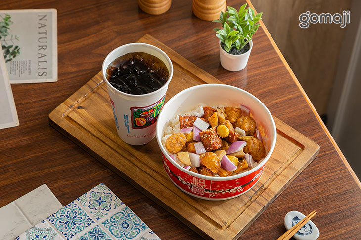 搖搖雞球蓋飯套餐