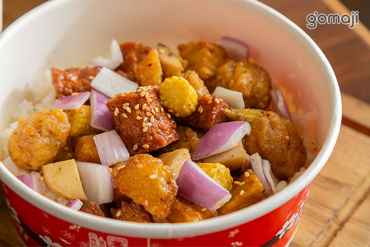 搖搖雞球蓋飯套餐