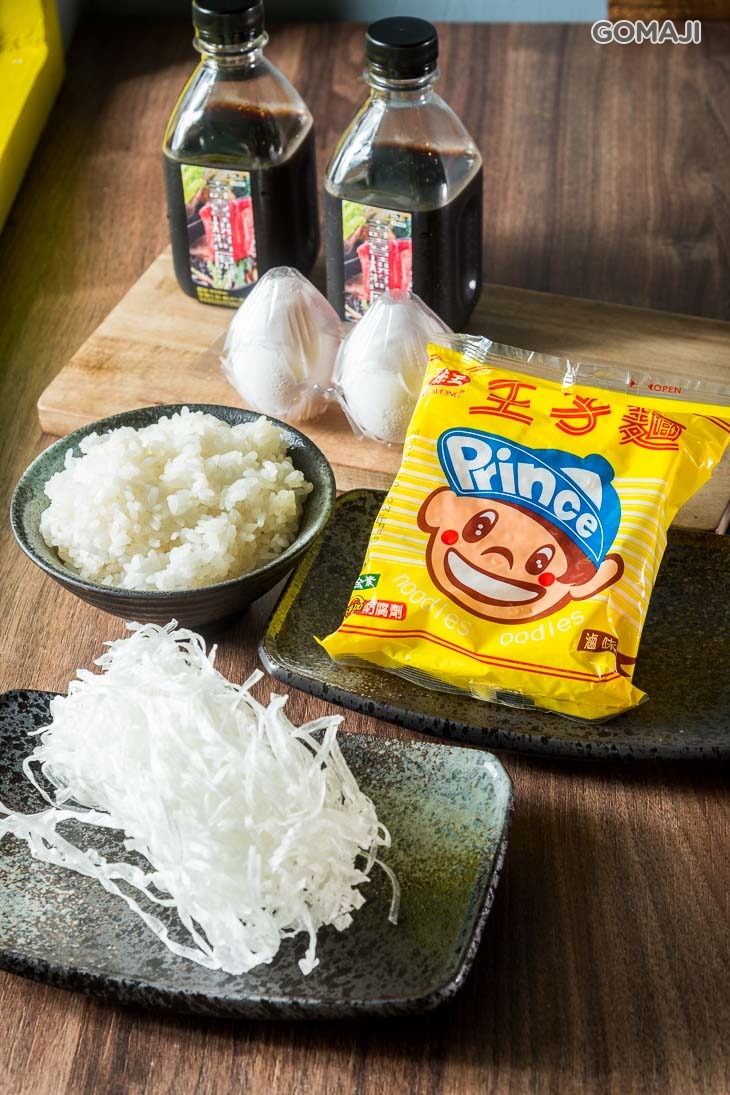 特製壽喜燒醬汁二罐+生雞蛋二顆+白飯/王子麵/冬粉