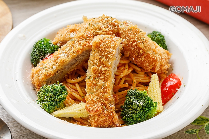厚切香酥豬排義大利麵