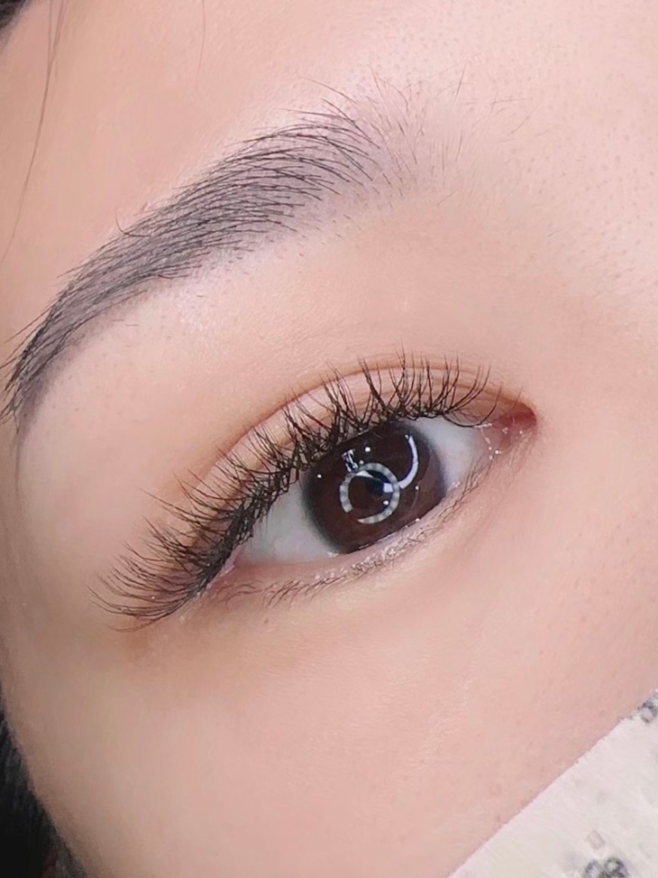 YY 接到滿睫毛嫁接