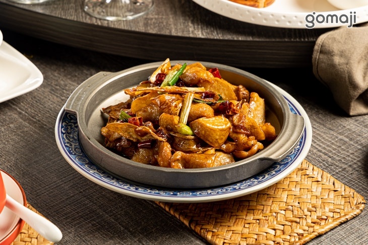  麻香杏菇松阪豬