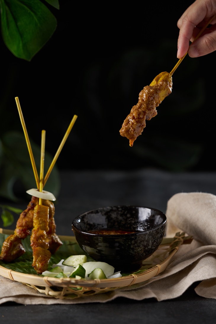 烤沙爹雞肉串（4串）